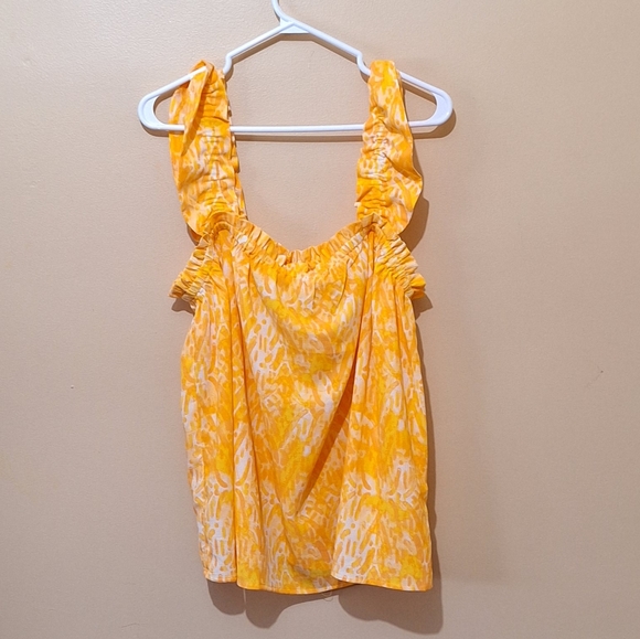 Lularoe Ruffled Tank Top - Picture 1 of 5